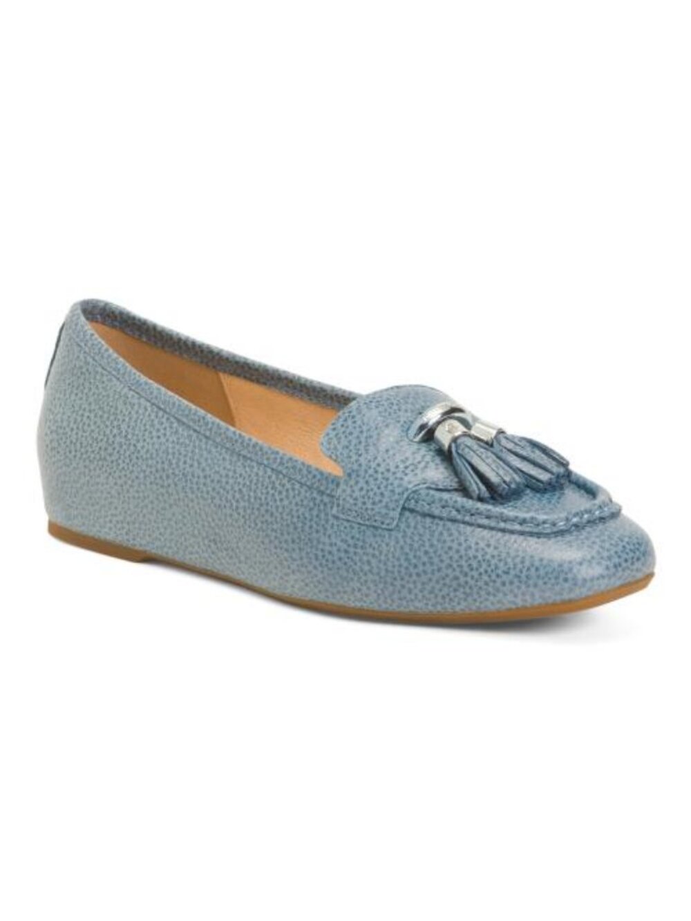 DONALD PLINER Leather Loriel Slip On Loafers